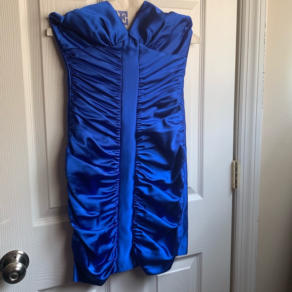 Jessica McClintock Ruching Fitted Dress